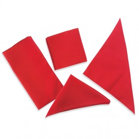 Folding cloths with stitched folding pattern