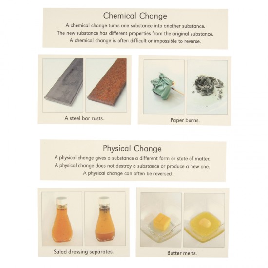 Physical & Chemical Changes - Montessori Services