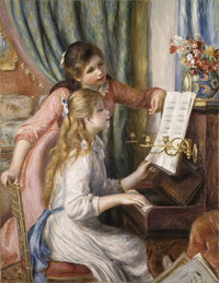 Girls at Piano